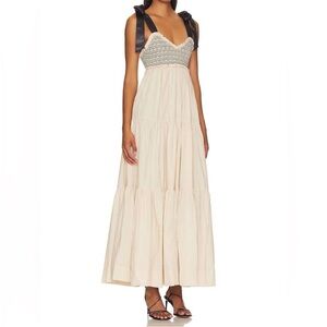 Free People Bluebell Ribbon Maxi Dress